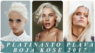 Platinasto plava boja kose 2017 [upl. by Nylekcaj]