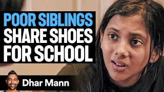 Poor Siblings SHARE SHOES for SCHOOL What Happens Next Is Shocking  Dhar Mann Studios [upl. by Pengelly]