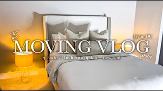 Wayfair Upholstered Bed Unboxing  Bedroom Update Pt 1 [upl. by Etyak]