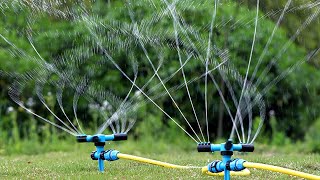 Automatic 360° Rotation Garden Sprinklers 2020 — Save water and money [upl. by Arlan]