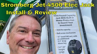 Stromberg Jet4500 Trailer Jack Install amp Review [upl. by Xenos870]