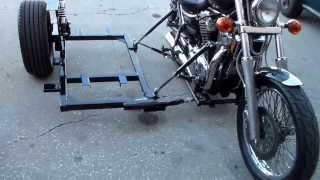 Suzuki Intruder 1400 with sidecar frame Part 2 [upl. by Ayortal760]