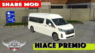 share mod hiace premio bussid terbaru [upl. by Hofstetter]