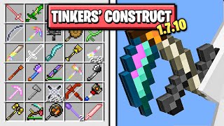 🍄Самый ТОПОВЫЙ ГАЙД По Моду Tinkers Construct 1710  Весь Мод в Одном Видео Майнкрафт [upl. by Pinzler22]