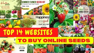 Top 14 Websites to Buy Online Seeds Garden Related Products  Garden Desires [upl. by Suivatnad]