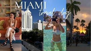 MIAMI TRAVEL VLOG  exploring south beach wynwood eating good food amp bar hopping  마이애미 여행 [upl. by Nalek]