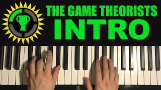 How To Play  The Game Theorists Intro Piano Tutorial Lesson [upl. by Turpin]