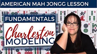 American Mah Jongg Lesson Fundamentals 7 Charleston Modeling mock card [upl. by Nivets]