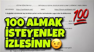 6Sınıf Sosyal Bilgiler 2Dönem 1Yazılı [upl. by Lsiel]