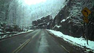 Snowy morning on Bolt Mtn WV March 2011 [upl. by Ldnek]