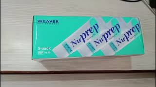 Weaver nuprep skin prep gel ECG skin preparing gelmedical hospital ecg electrocardiography [upl. by Zachery]