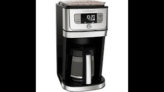 Cuisinart DGB800 Burr Grind Brew Coffeemaker Review EXCELLENT [upl. by Shandee]