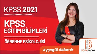 21 Edimsel Koşullama II Öğrenme Psikolojisi  Ayşegül Aldemir 2021 [upl. by Aneekal]