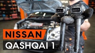 Cómo cambiar los bobina de encendido en NISSAN QASHQAI 1 J10 INSTRUCCIÓN AUTODOC [upl. by Biagi]