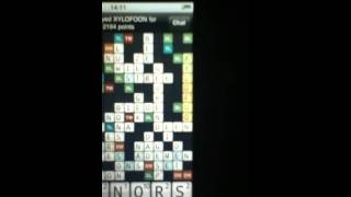 One Of The Best Wordfeud Words Ever [upl. by Tacye969]