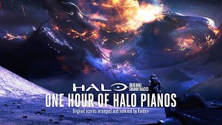 One Hour of Halo Pianos [upl. by Godfrey]