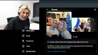 xQc reacts to kissing his sister [upl. by Opiak859]