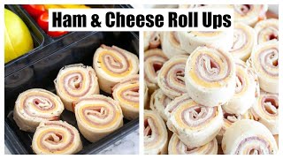 Ham and Cheese Roll Ups  Ham and Cheese Pinwheels [upl. by Zubkoff]