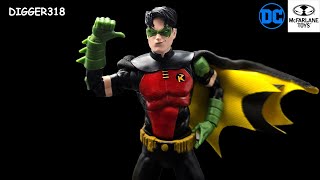 Tim Drake Robin NEW 52 Suit Batman Mcfarlane DC Multiverse Toy Review 4K [upl. by Lauryn]