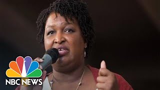 Watch Live Oprah Campaigns With Georgia Democrat Stacey Abrams  NBC News [upl. by Enneibaf161]