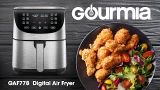 Gourmia GAF778 7Quart Stainless Steel Digital Air Fryer [upl. by Ahsilef]