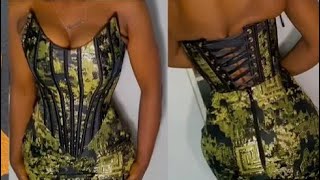 How to cut an OVERBUST CORSETBUSTIER DETAILED [upl. by Yrneh]