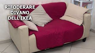 Come rifoderare e migliorare un divano Ikea con 20€ [upl. by Roderick910]