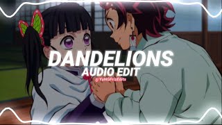 dandelions  ruth b edit audio [upl. by Torin197]