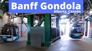 BANFF GONDOLA Ride to the Mountaintop  Sightseeing Alberta [upl. by Robby]