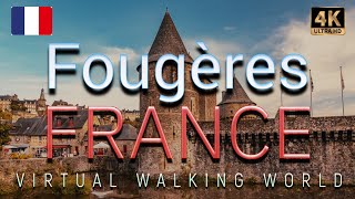 Fougères France  The beautiful city in Bretagne 4K [upl. by Mira]