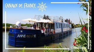 Croisière en France à bord dune péniche sur le canal de Provence  CroisiEurope [upl. by Drapehs206]