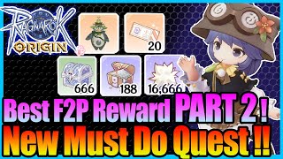 UPDATED New Reward F2P New Encounter Quest PART 2 Doram Kingdom Guide Ragnarok Origin Global [upl. by Gewirtz]