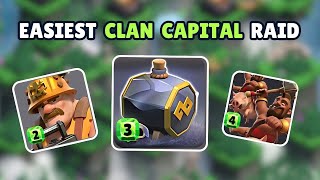 Easiest clan capital raid attack strategy in 2 hits Builder’s Workshop ptV clash of clans [upl. by Lani503]