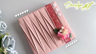 Gift wrapping ideas褶皱礼品包装giftboxpacking [upl. by Dinny]