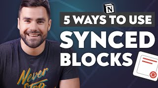 5 Smart Ways to Use Notions New SYNCED Blocks [upl. by Eirised]