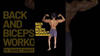 BACK AND BICEPS WORKOUT fitness workout backandbicepsworkout gym workoutroutine health fit [upl. by Ihn981]