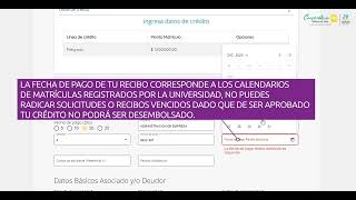 Solicitud de Crédito Educativo [upl. by Gurtner511]