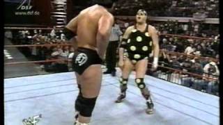 Dusty Rhodes aka Goldust vs Bradshaw [upl. by Anon305]