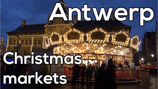 Kerstmarkt in Antwerpen [upl. by Assile]