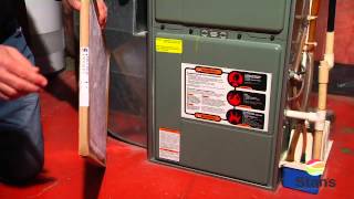 How to change a furnace filter  Stans Heating and Air Conditioning [upl. by Holt373]