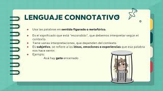 Lenguaje denotativo y connotativo Uso del sentido literal y figurado Ejemplos para cada caso [upl. by Luckett]