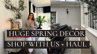 SPRING DECOR 2022 SHOP WITH US  HUGE Haul  INTERIOR DESIGN  HOUSE OF VALENTINA [upl. by Schwinn83]