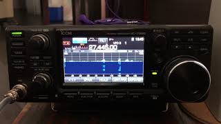 ICOM IC7300 scope use [upl. by Daniala]