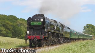 Swanage Railway  quotStrictly Bulleid IIquot Gala 0709062024 [upl. by Rehctelf]