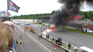 Super Trofeo Brno crash aftermath [upl. by Wenoa]