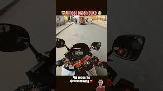 Duke crash video 😡 zx10rvsninja1000 automobile rider ninja zx10rr motovlog bikeride zx10 [upl. by Cynthla]