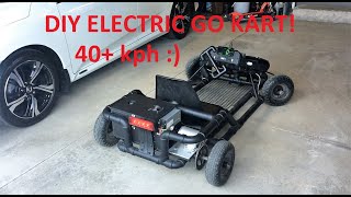 How we made a DIY PVC  EMT Electric Go Kart 48V 2000W [upl. by Octave696]