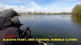 27 03 2024 DRIE STEKKEN DUBBELE CIJFERS [upl. by Xonel]