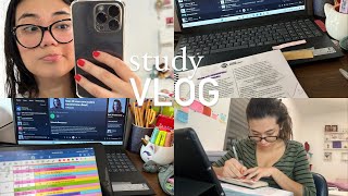 study vlog  vestibulanda de medicina pós mini férias [upl. by Bathulda342]