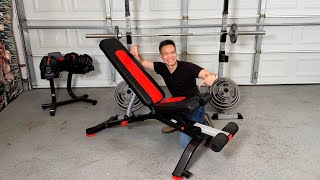 WORTH IT BowFlex 51S Stowable Weight Bench [upl. by Aihsital]